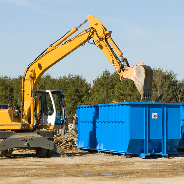 how many times can i have a residential dumpster rental emptied in Mills NE